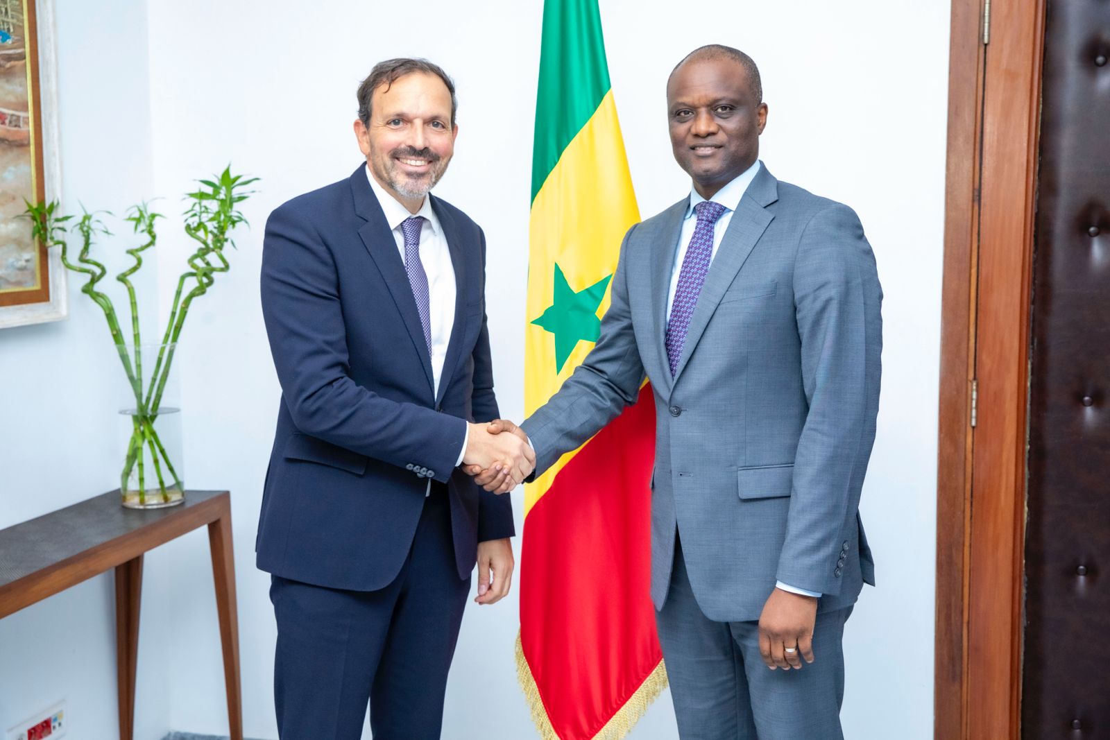 Le nouvel Ambassadeur de la République fédérale d'Allemagne dans les locaux du Mepc
